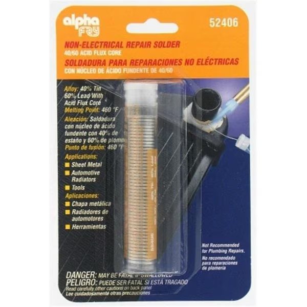 Fry Technologies Cookson Elect 40-60 Acid Core Solder & Dispenser  AM52406, Fry Technologies Cookson Elect, Mfr#: AM52406